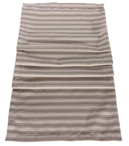 L664R-STRP 13x72 " Printed Ticking Stripe Rectangular Table Runner on a Linen Blend For The Lake House Collection